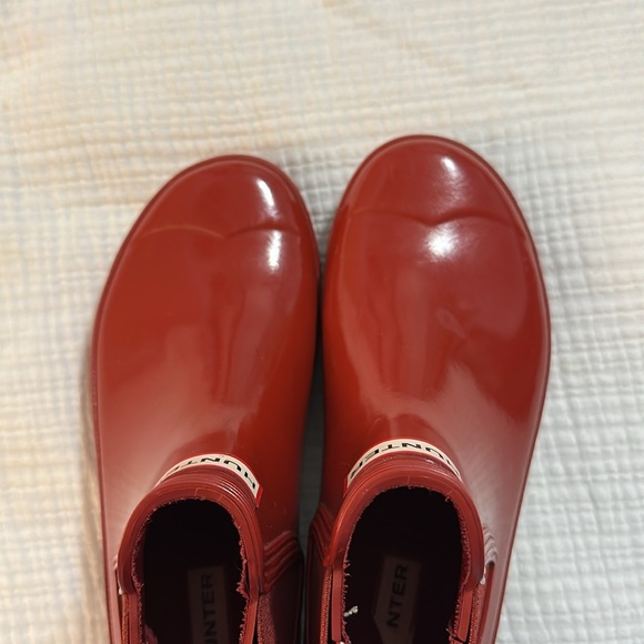 EUC Glossy Red Hunter Boots - Picture 10 of 10